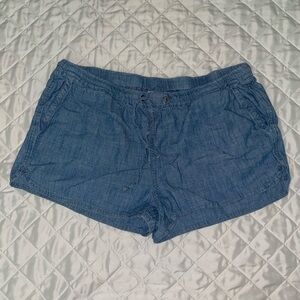 J Crew pull on chambray shorts